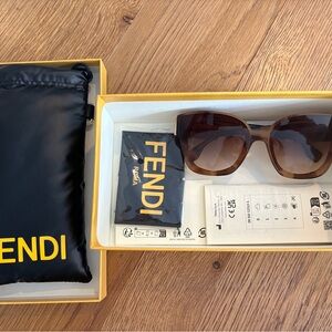 Fendi Brown Sunglasses for Women